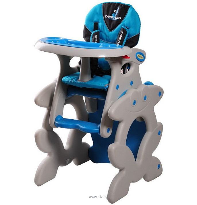 Стульчик для кормления трансформер Caretero Primus blue